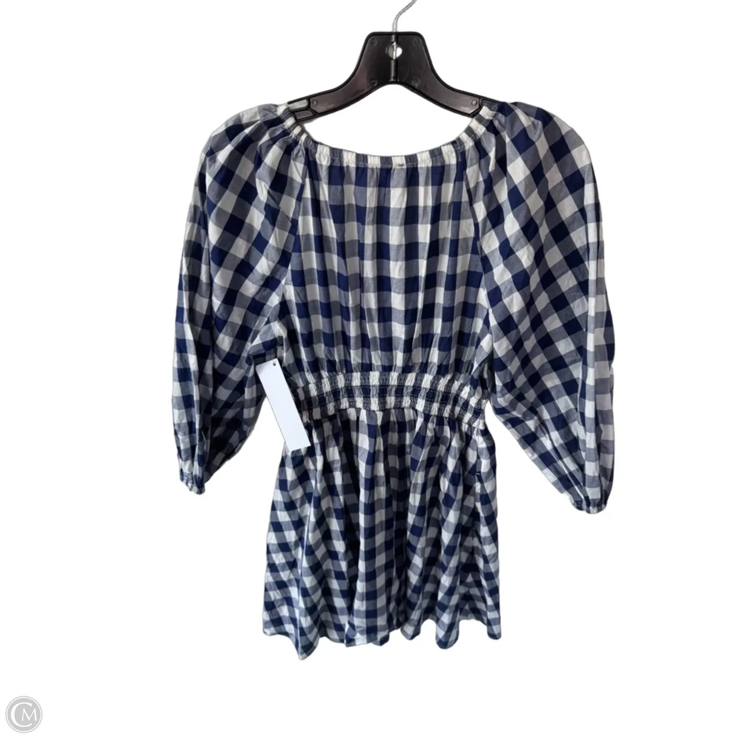Dress Casual Short By J. Crew In Blue & White, Size: Xxs