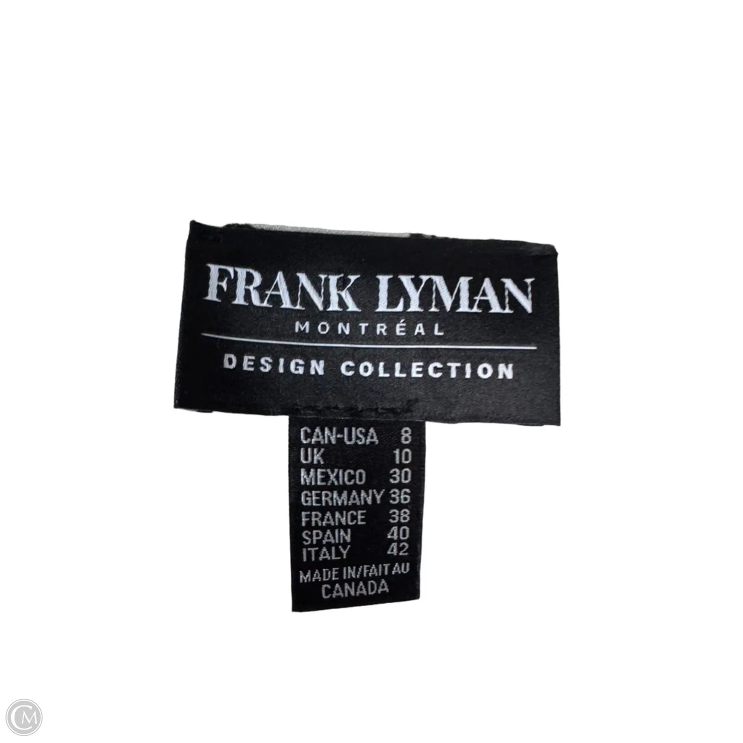 Dress Casual Maxi By Frank Lyman In Black & Cream, Size: M