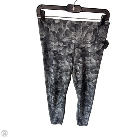 Athletic Leggings By Athleta In Black & Grey, Size: 8