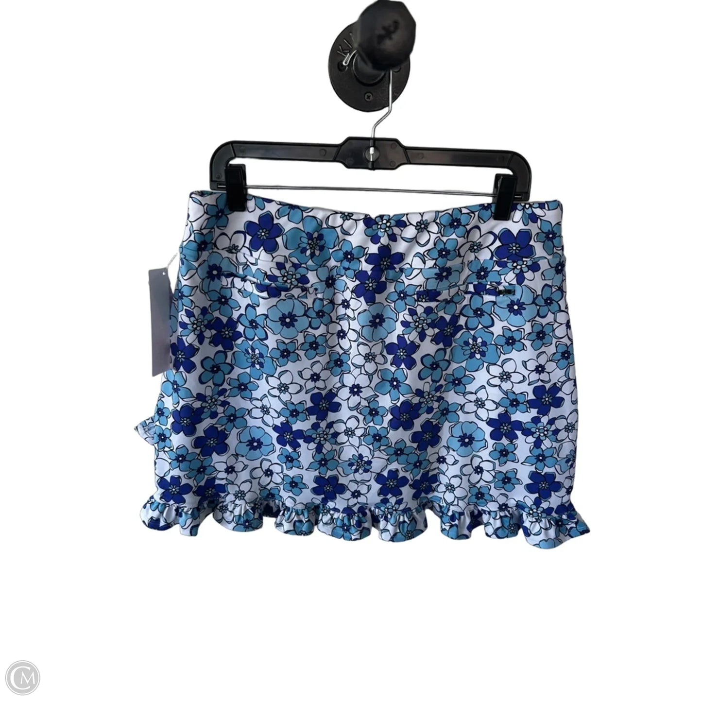 Athletic Skort By Tail In Blue & Brown, Size: 12