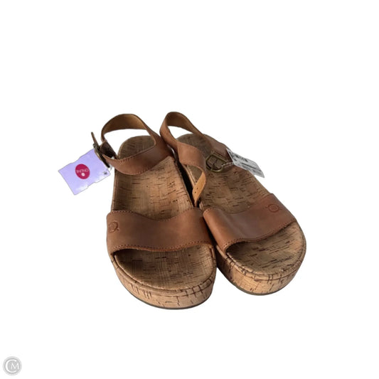 Sandals Flats By Born In Tan, Size: 8