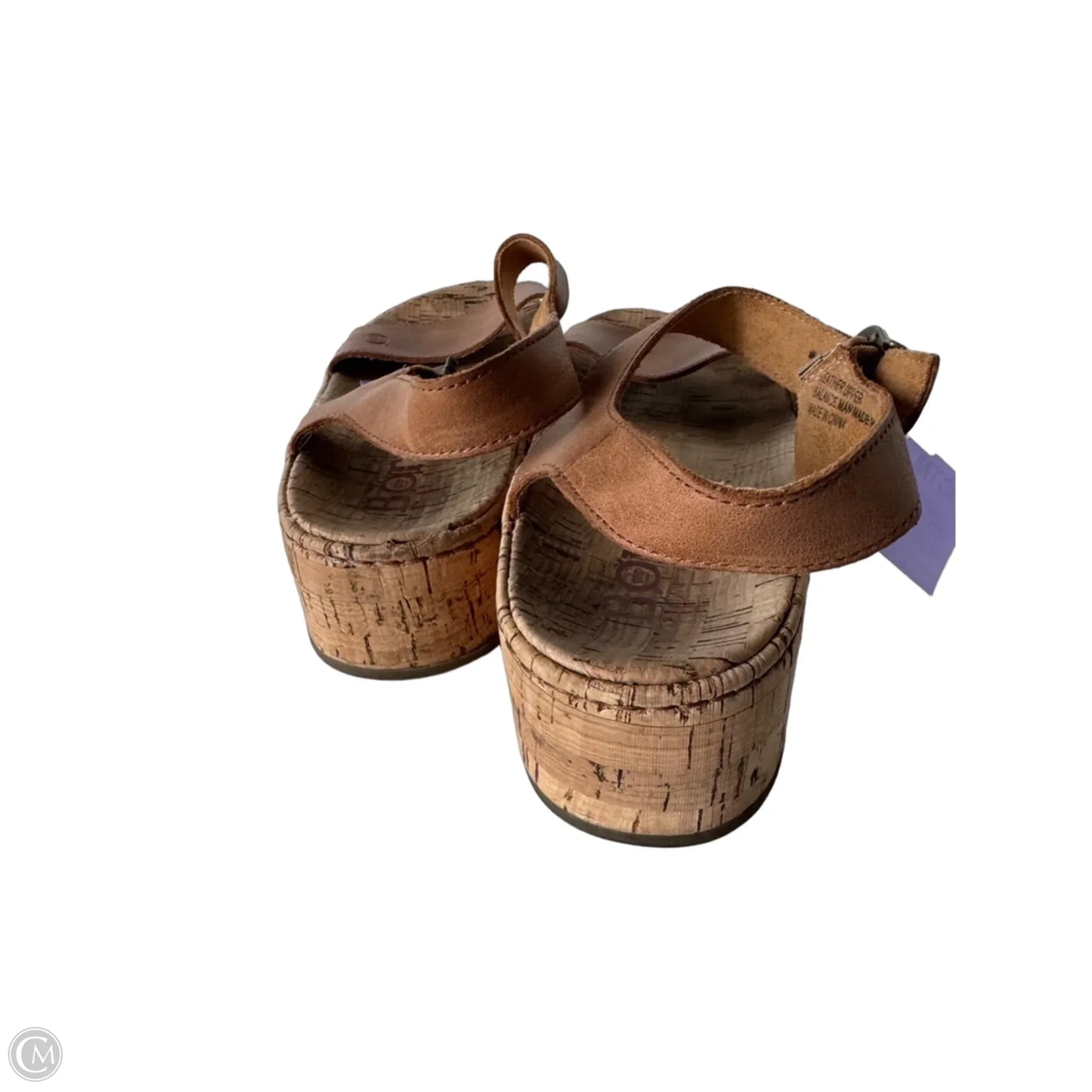 Sandals Flats By Born In Tan, Size: 8