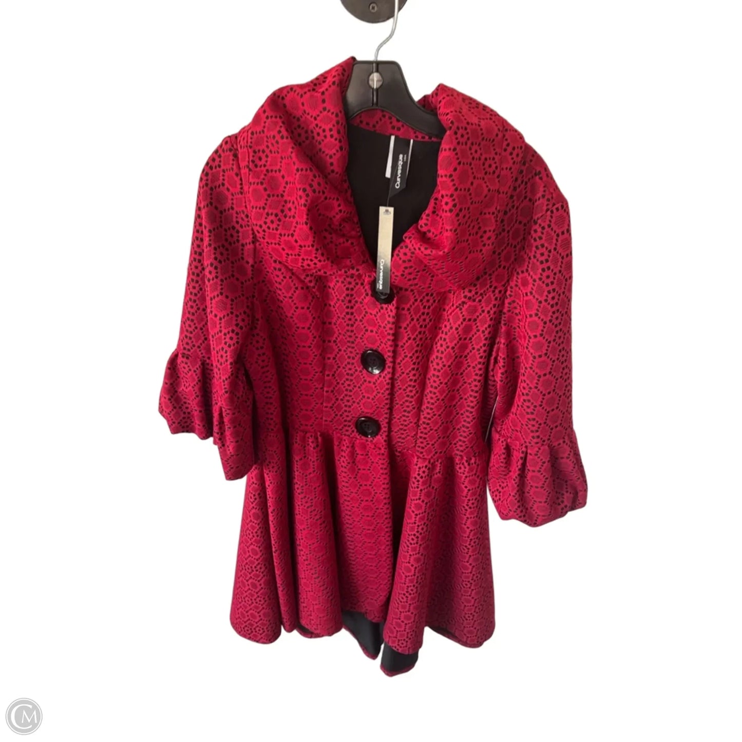 Coat Other By Clothes Mentor In Black & Red, Size: L