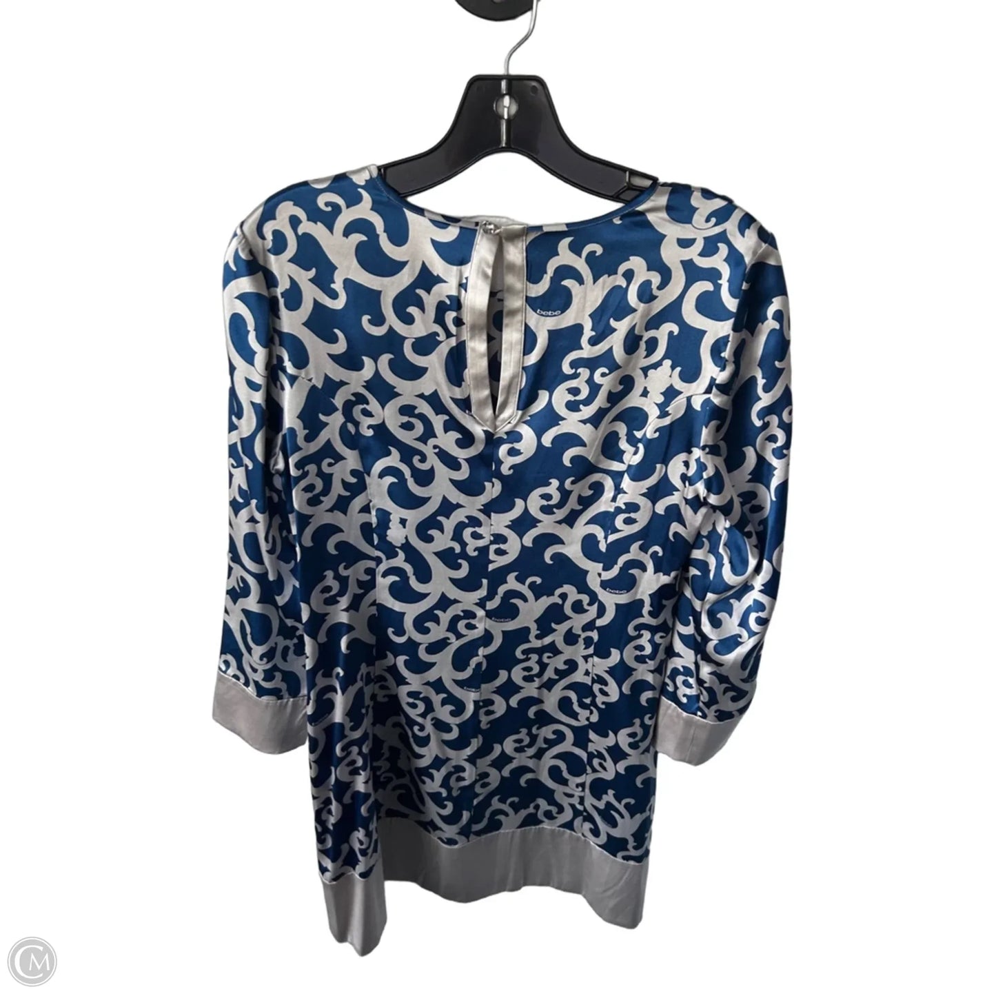 Dress Work By Bebe In Blue & Grey, Size: S