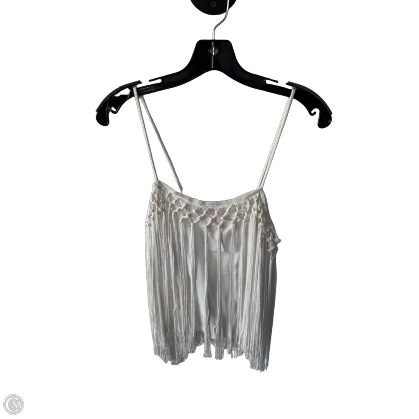 Top Sleeveless By Anthropologie In White, Size: S