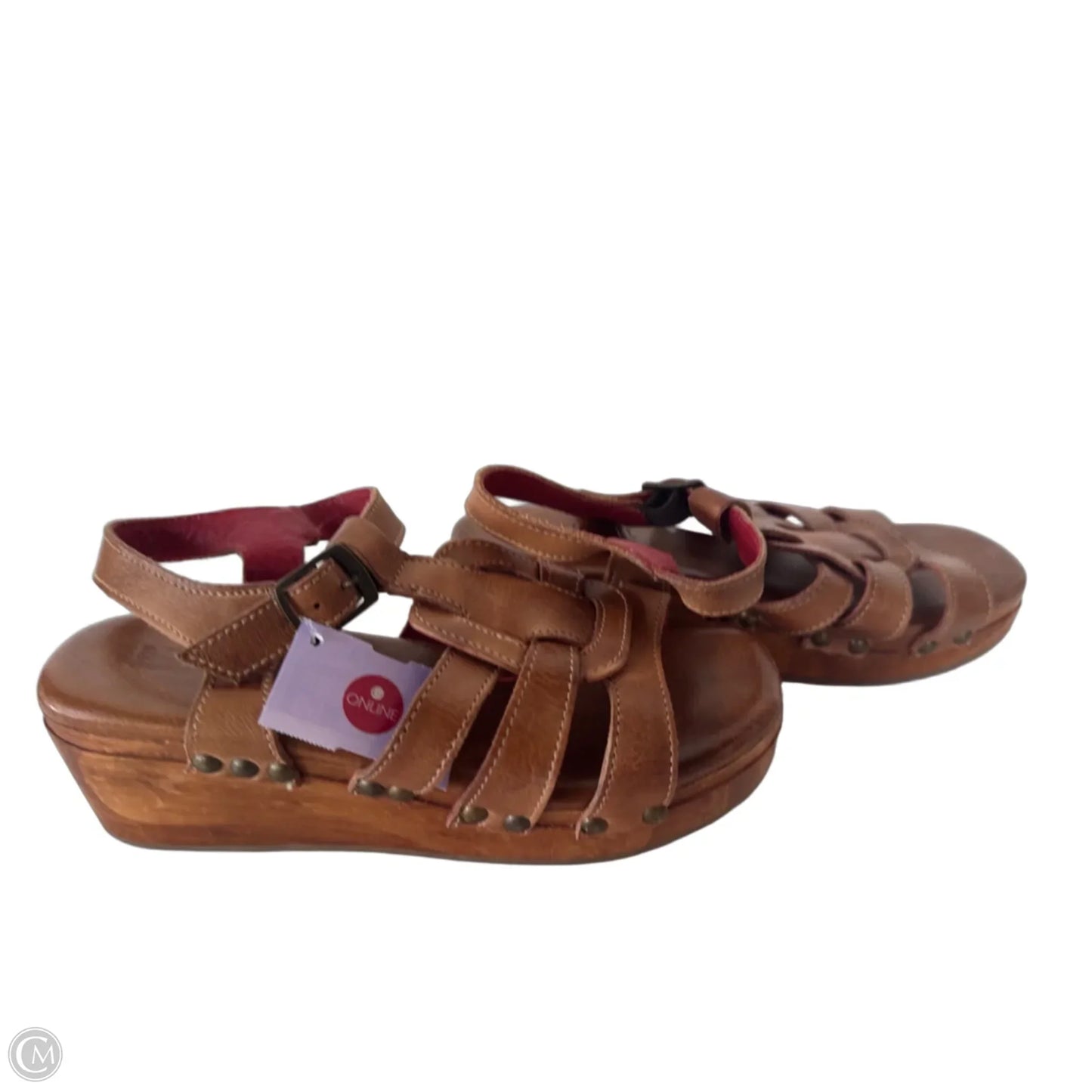 Sandals Flats By Bed Stu In Brown, Size: 7.5
