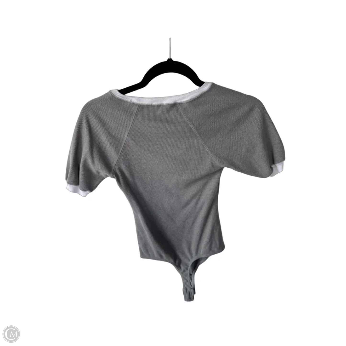 Bodysuit By Free People In Grey & White, Size: Xs