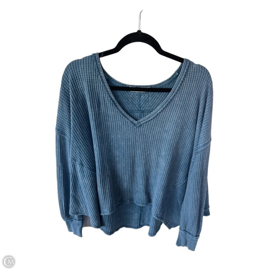 Top Long Sleeve By We The Free In Blue, Size: M