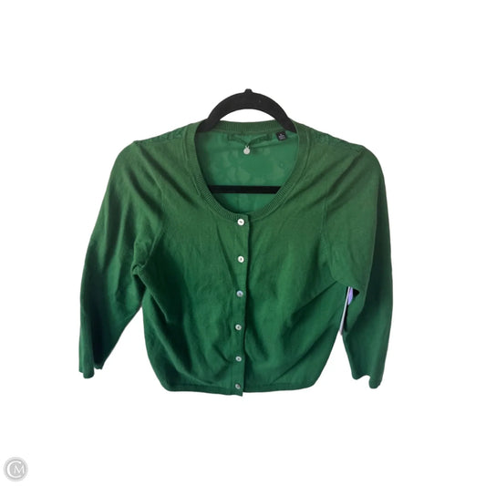 Sweater Cardigan By Knitted And Knotted In Green, Size: Mp