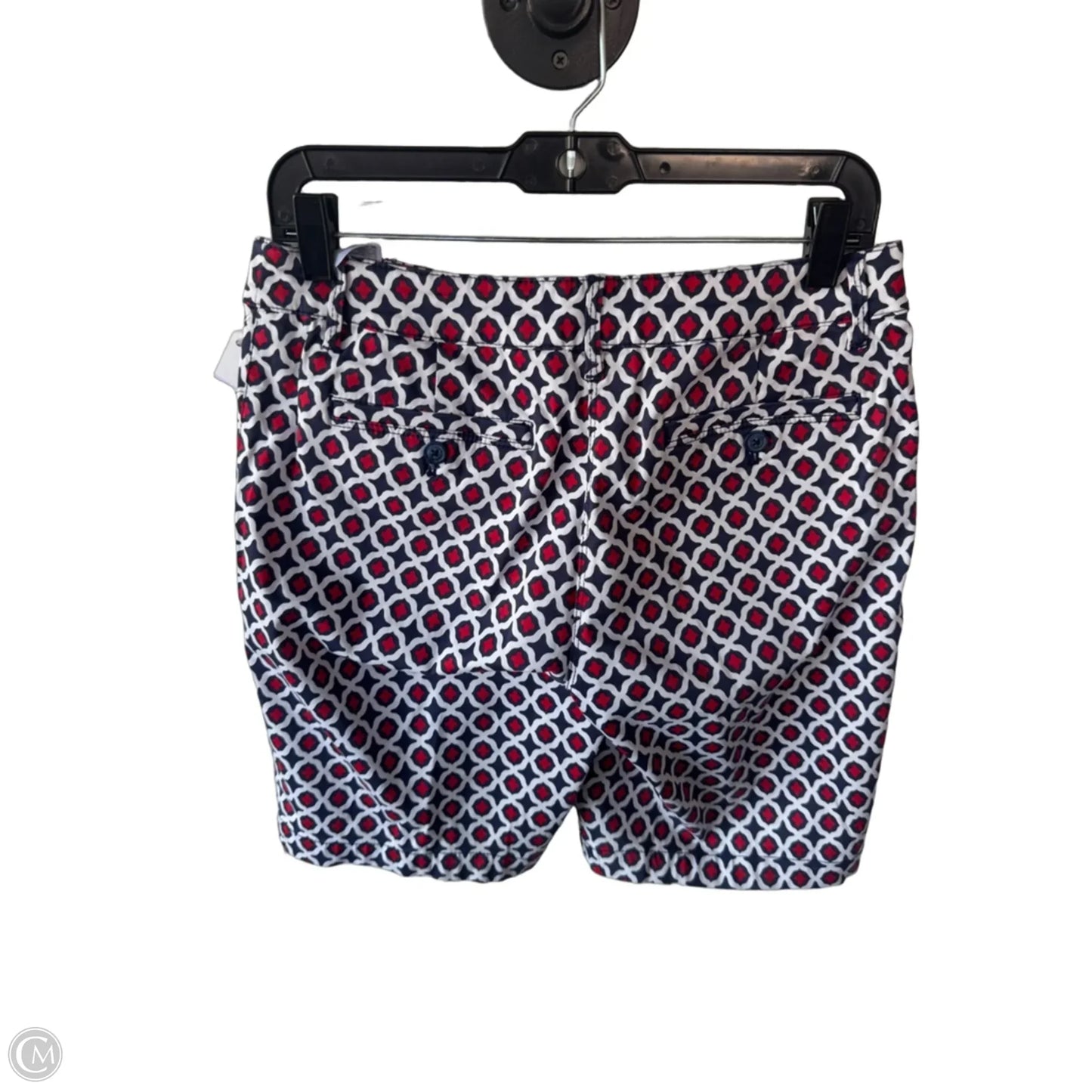 Shorts By Ann Taylor In Blue & White, Size: 6