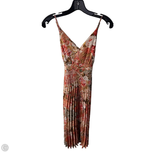 Dress Party Long By Jessica Simpson In Green & Orange, Size: Xs