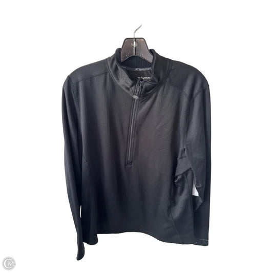 Athletic Top Long Sleeve Collar By Clothes Mentor In Black, Size: Xl