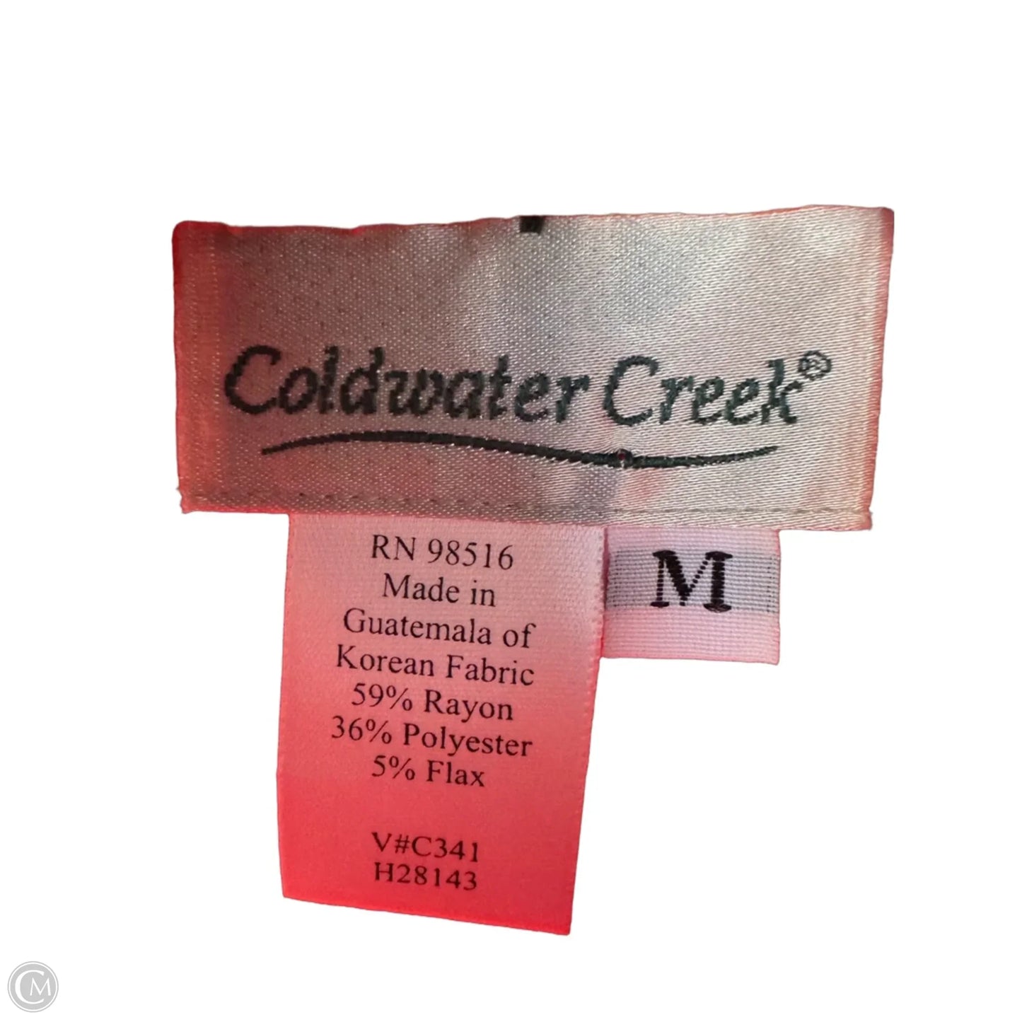 Top Long Sleeve By Coldwater Creek In Orange, Size: M
