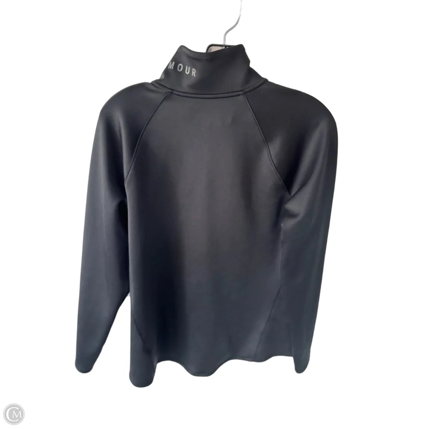 Athletic Sweatshirt Collar By Under Armour In Black, Size: L