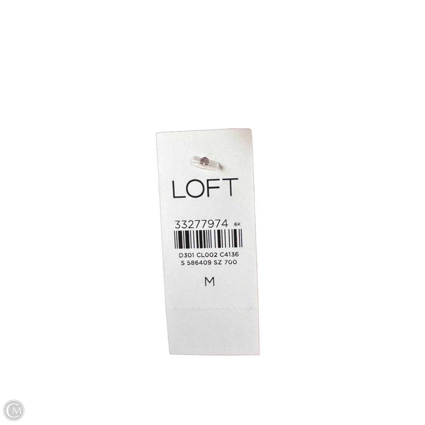 Top Short Sleeve By Loft In Orange, Size: M