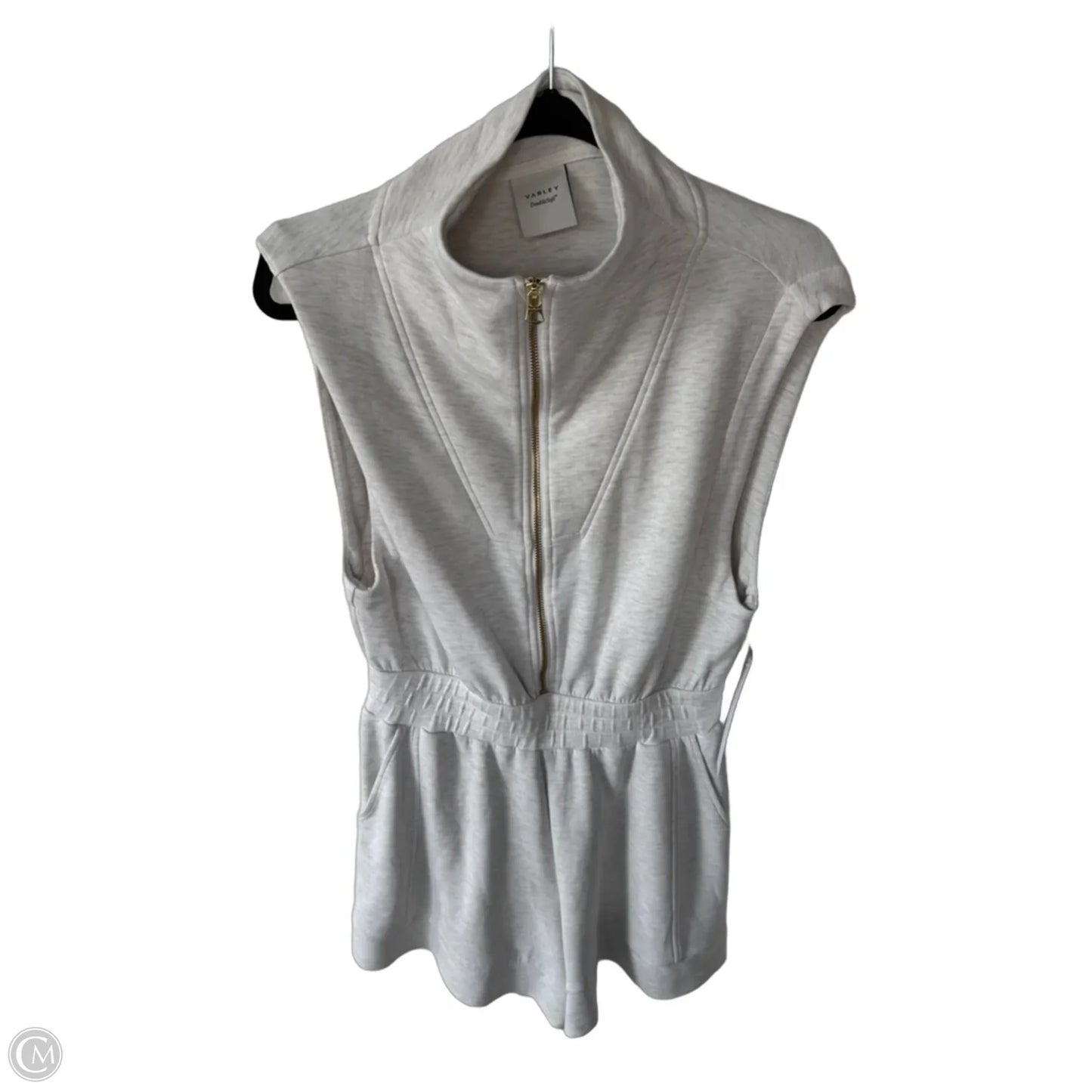 Romper By Varley In Grey & White, Size: L