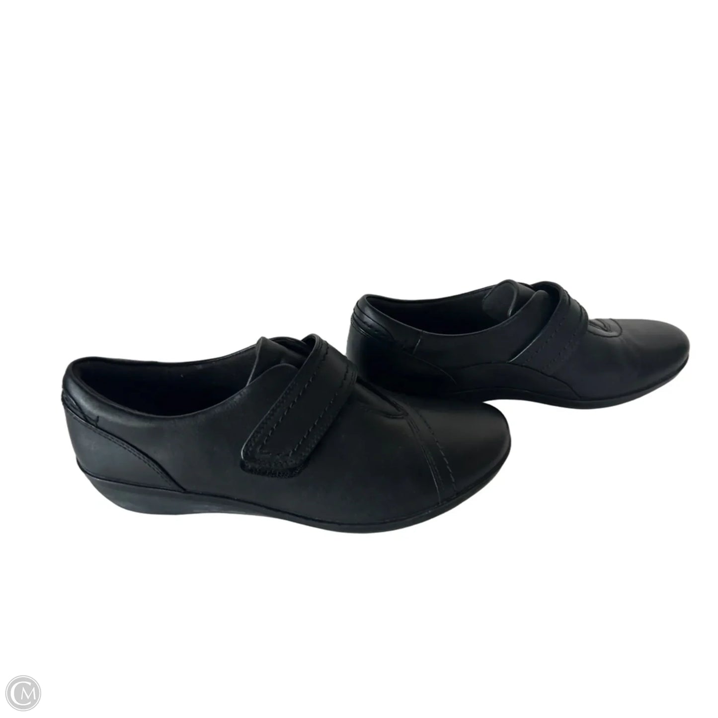Shoes Flats By Clarks In Black, Size: 7.5