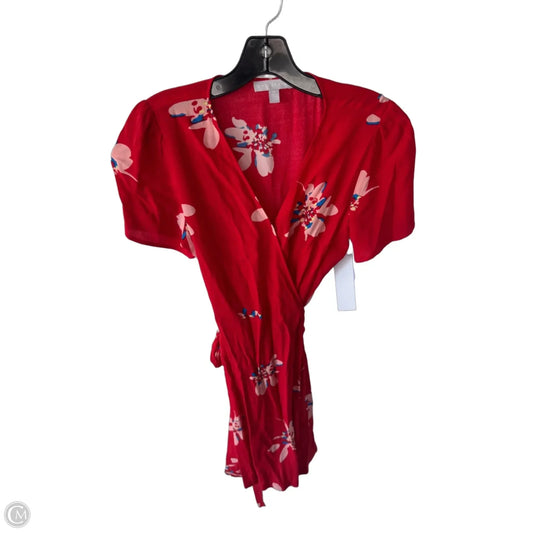 Dress Casual Short By Chelsea 28 In Red, Size: Xs