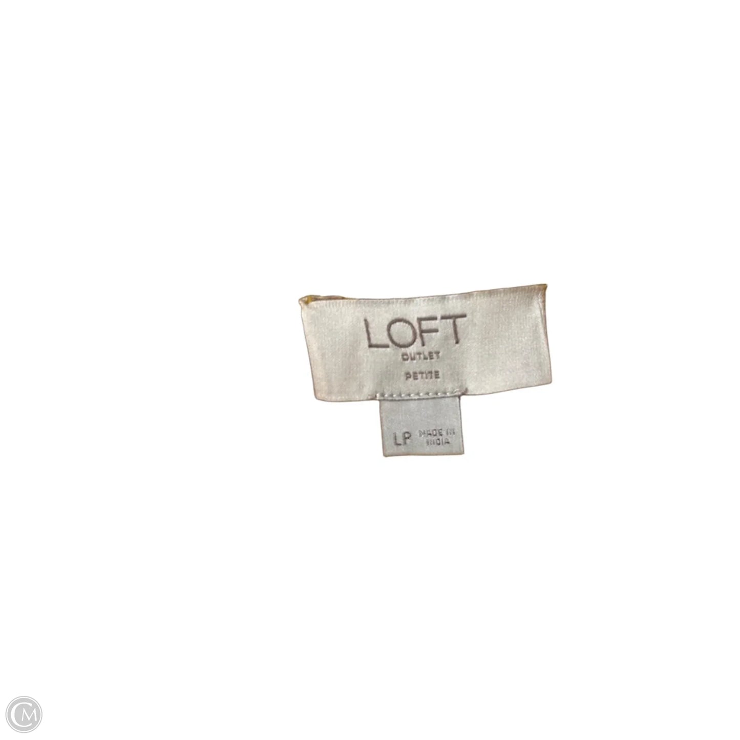 Top Long Sleeve By Loft In Yellow, Size: Lp