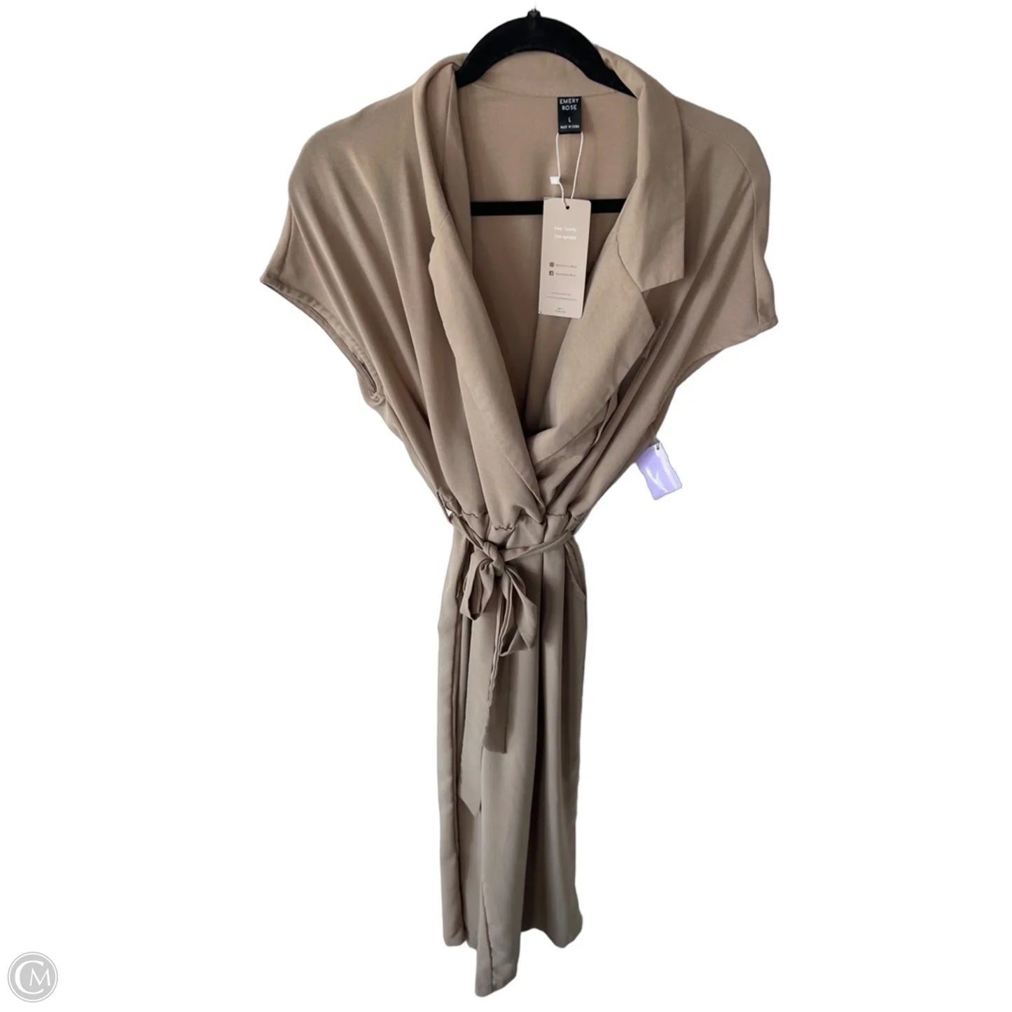 Jumpsuit By Emery Rose In Tan, Size: L