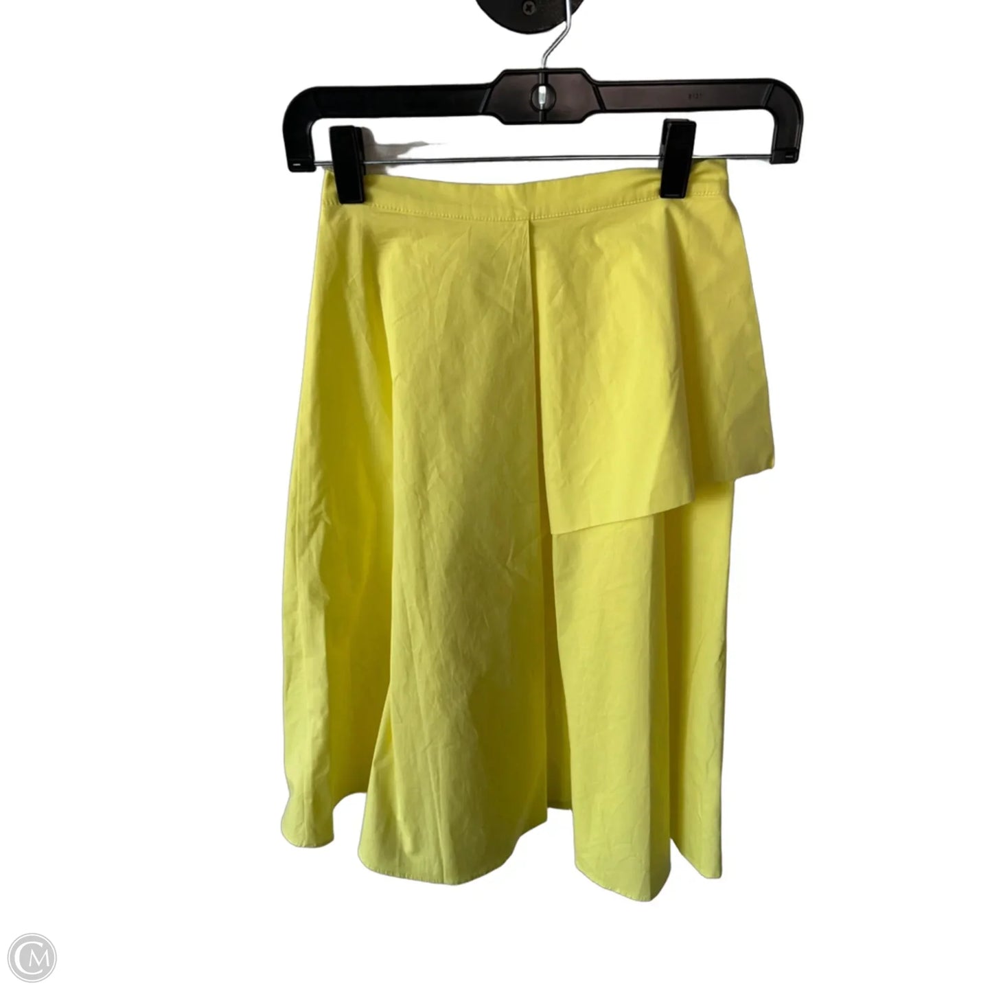 Skirt Midi By Zara Basic In Yellow, Size: 0