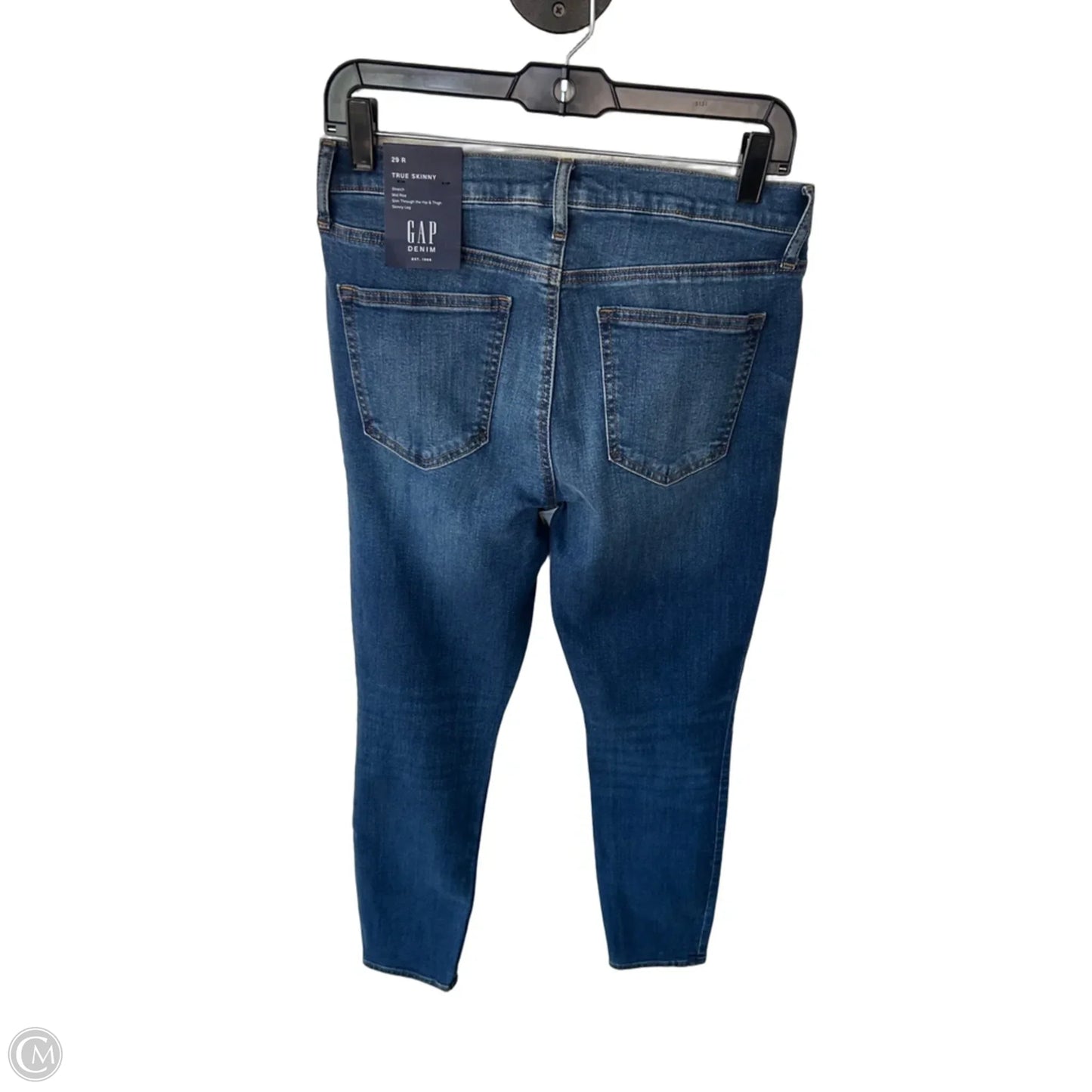 Jeans Skinny By Gap In Blue Denim, Size: 2