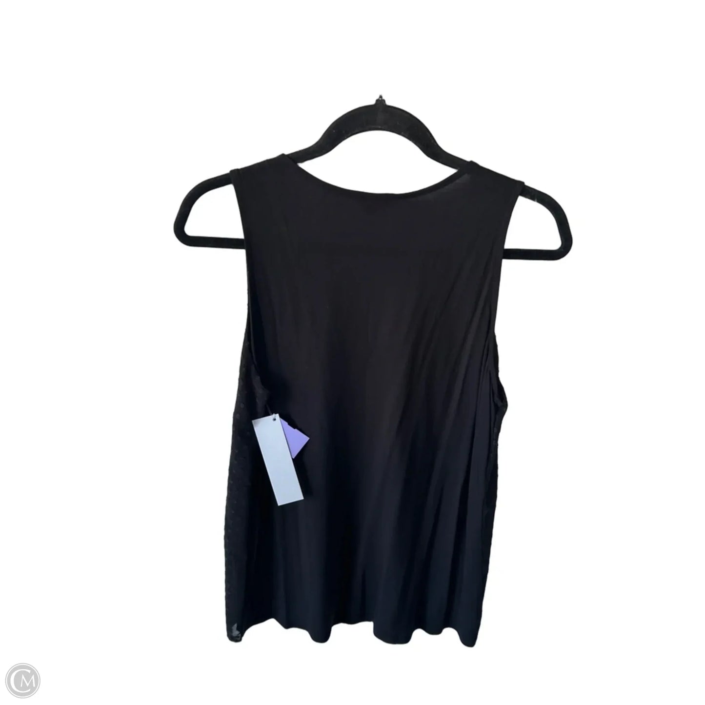 Top Sleeveless By Ann Taylor In Black, Size: M