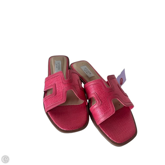 Sandals Flats By Steve Madden In Pink, Size: 6.5