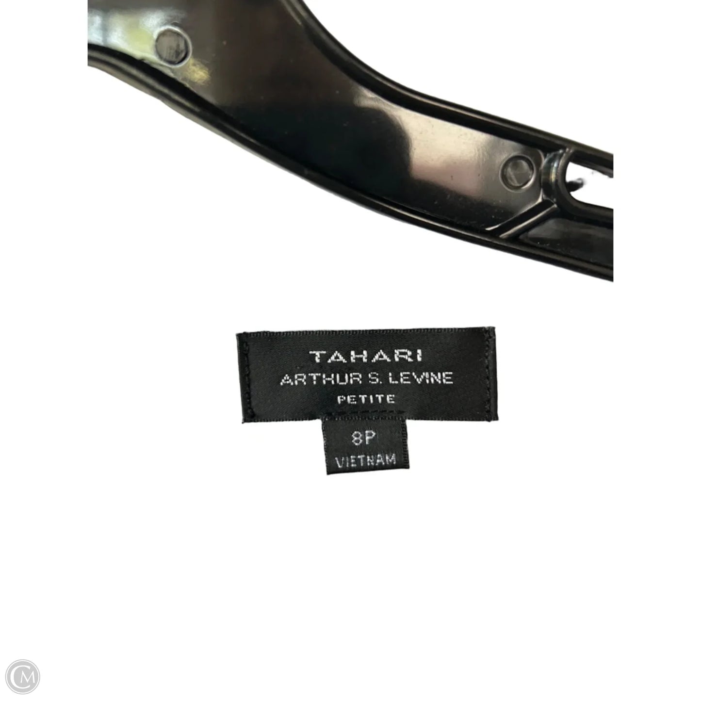 Dress Work By Tahari By Arthur Levine In Black & White, Size: Mp