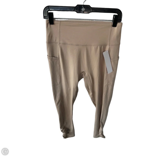 Athletic Leggings By Free People In Tan, Size: 8