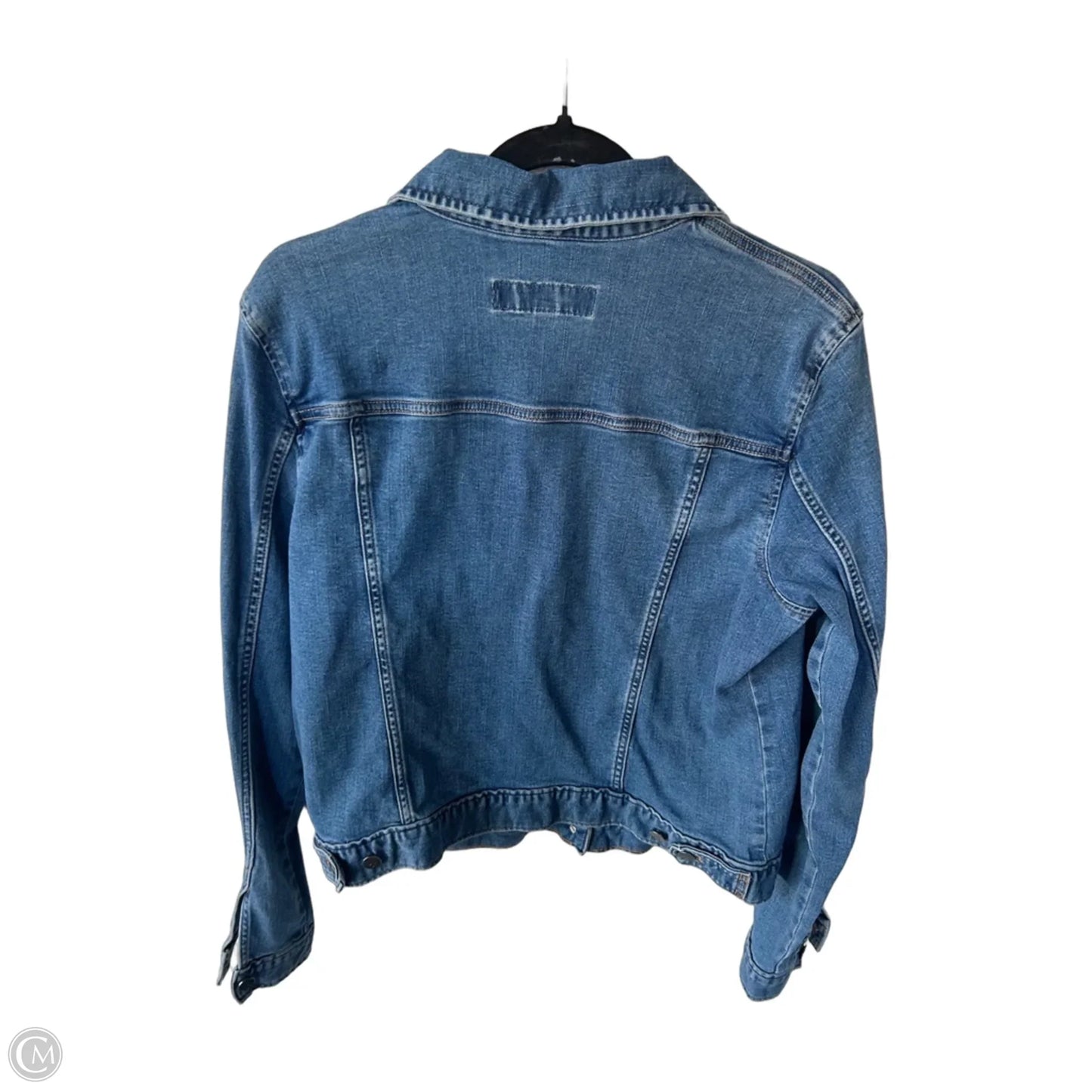 Jacket Denim By Calvin Klein In Blue Denim, Size: Xl