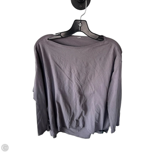 Athletic Top Long Sleeve Crewneck By Lululemon In Purple, Size: M