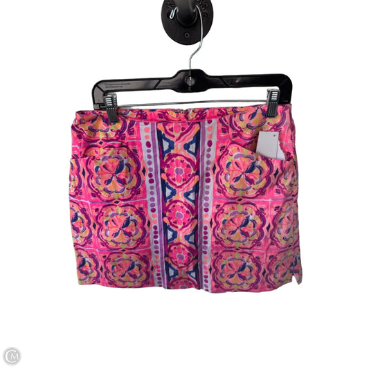 Skirt Designer By Lilly Pulitzer In Pink & Purple, Size: 6