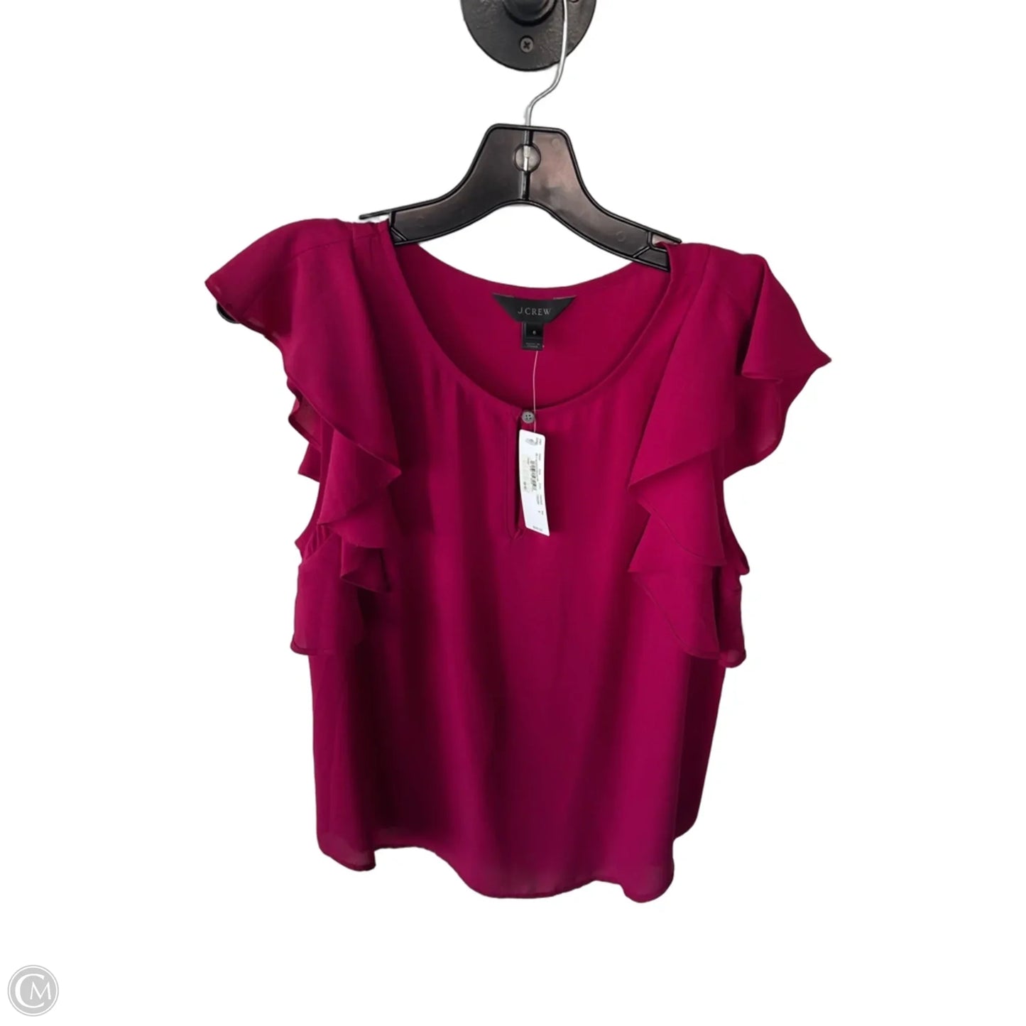 Top Short Sleeve By J. Crew In Pink, Size: S