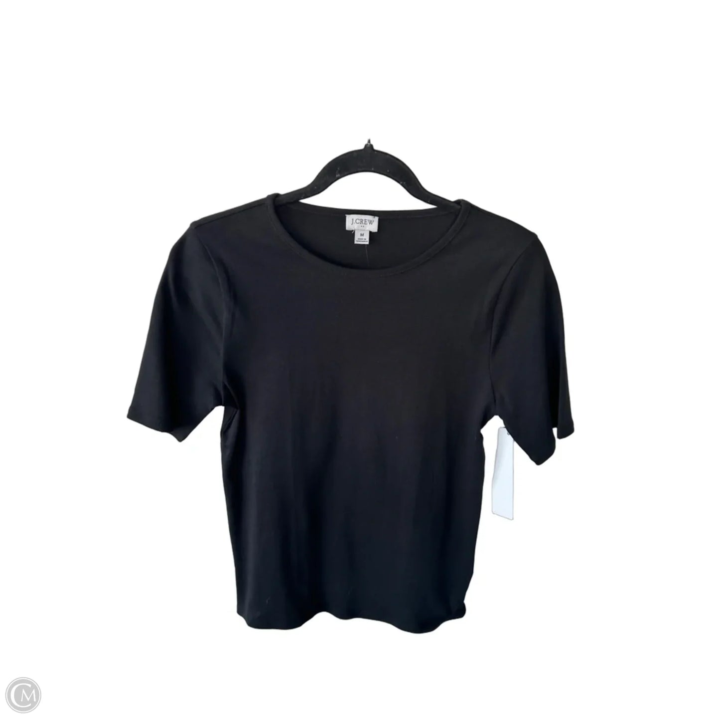 Top Short Sleeve Basic By J. Crew In Black, Size: M