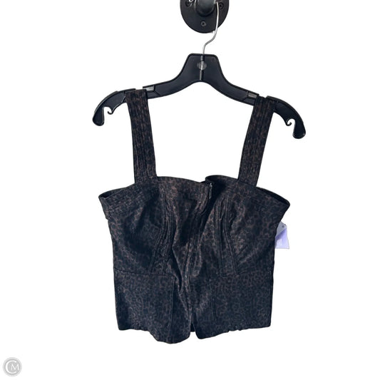 Top Sleeveless By Pilcro In Animal Print, Size: L