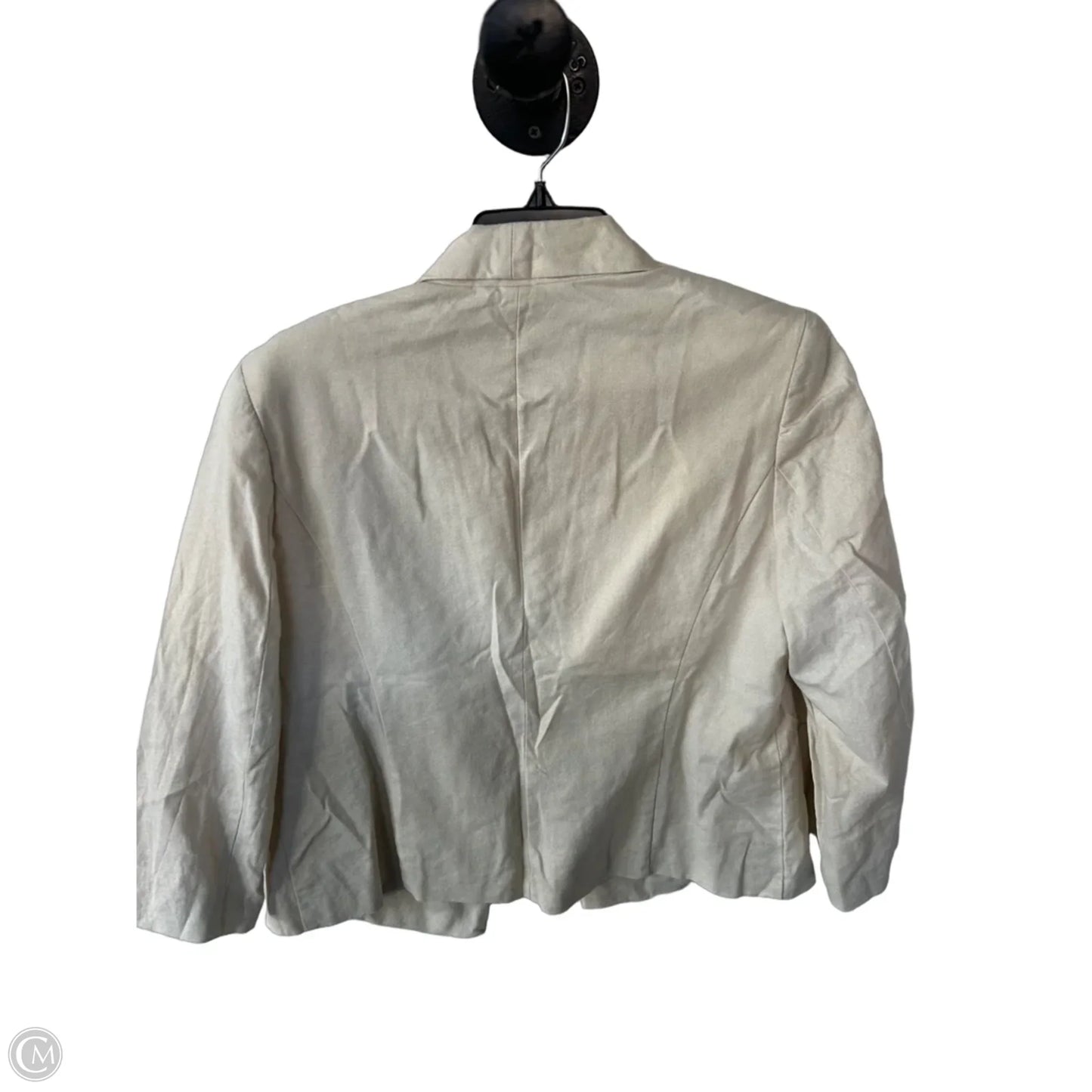 Blazer By Anne Klein In Tan, Size: L
