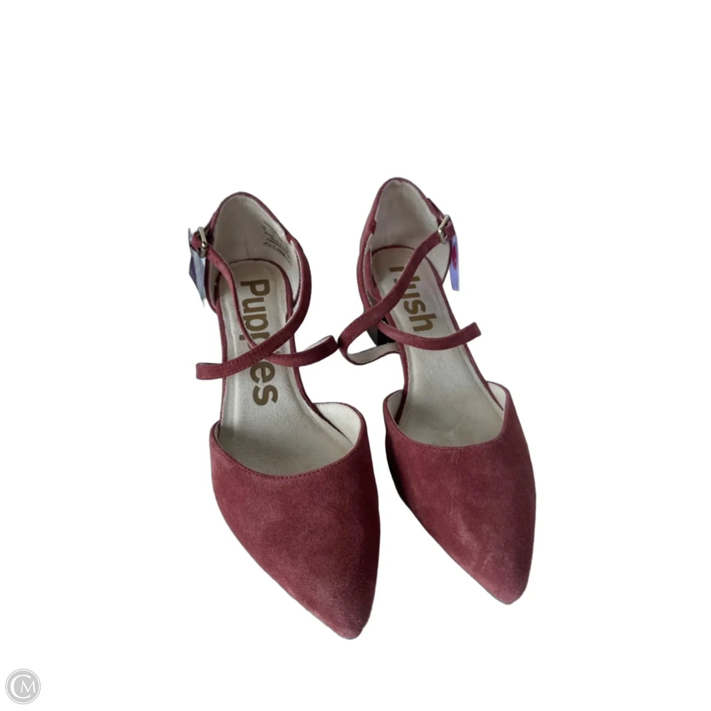 Shoes Heels Block By Hush Puppies In Red, Size: 9