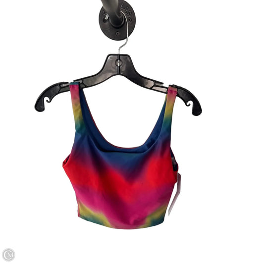 Athletic Bra By Old Navy In Rainbow Print, Size: M