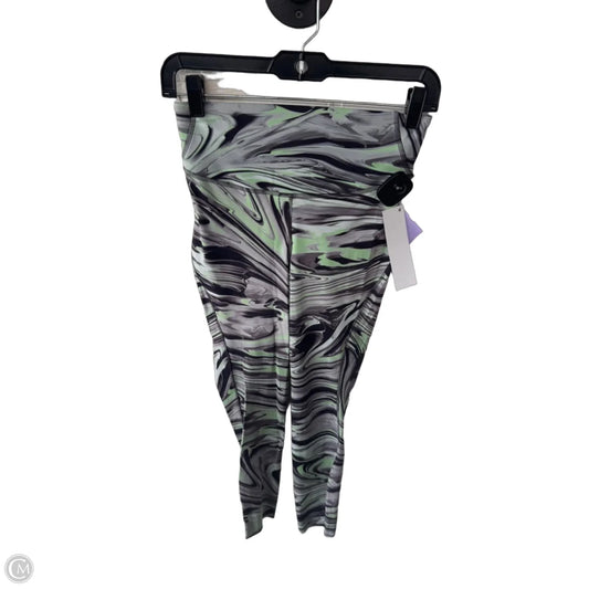 Athletic Leggings By Lululemon In Green & Grey, Size: 6