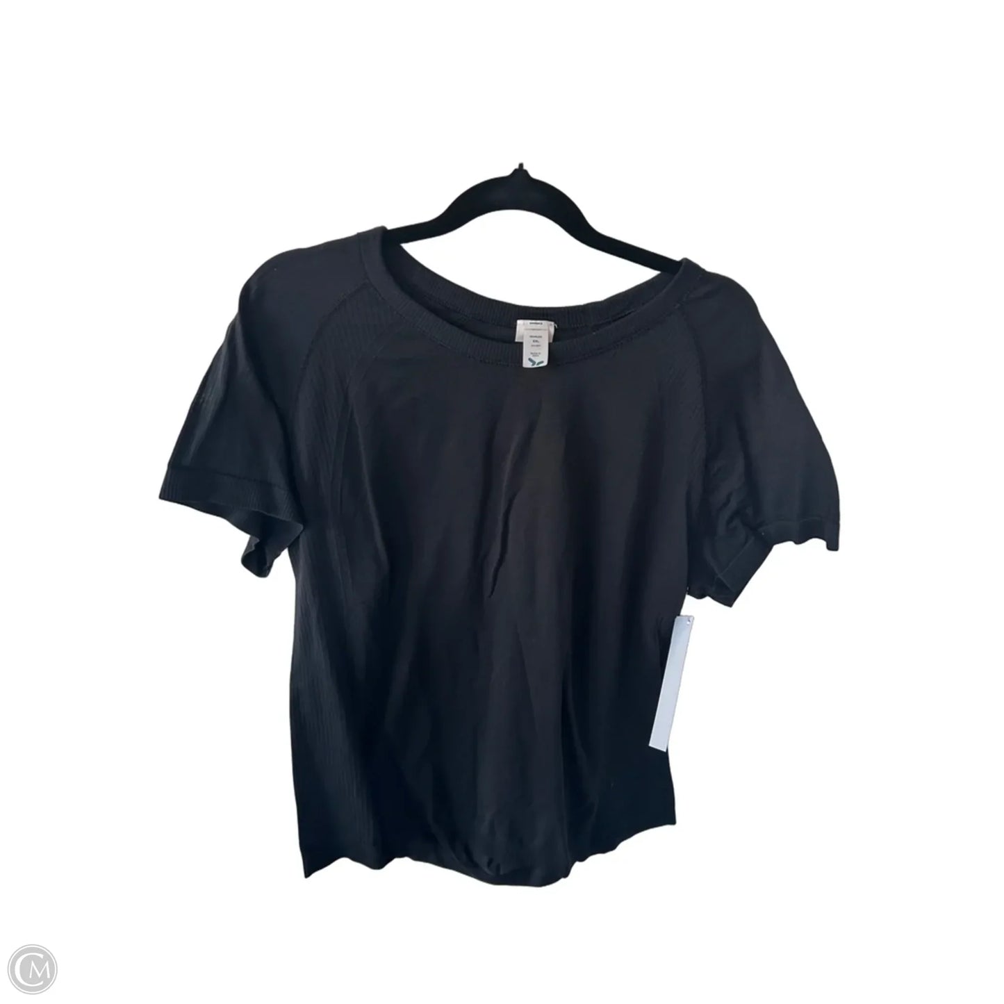 Athletic Top Short Sleeve By Old Navy In Black, Size: Xxl