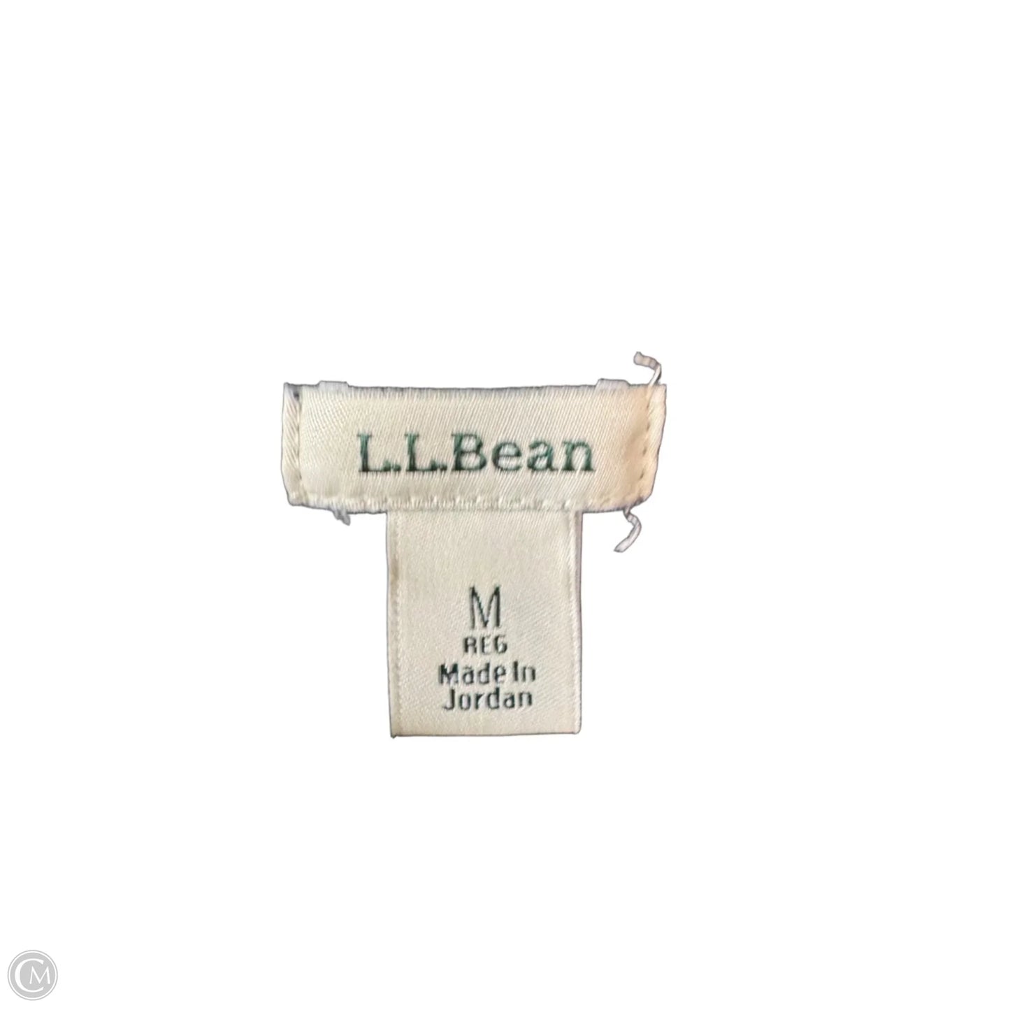 Sweater Short Sleeve By L.l. Bean In Blue, Size: M