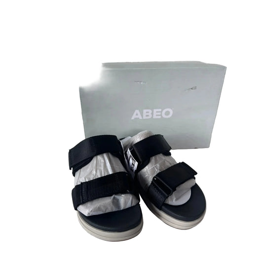 Sandals Flats By Abeo In Black & Tan, Size: 7