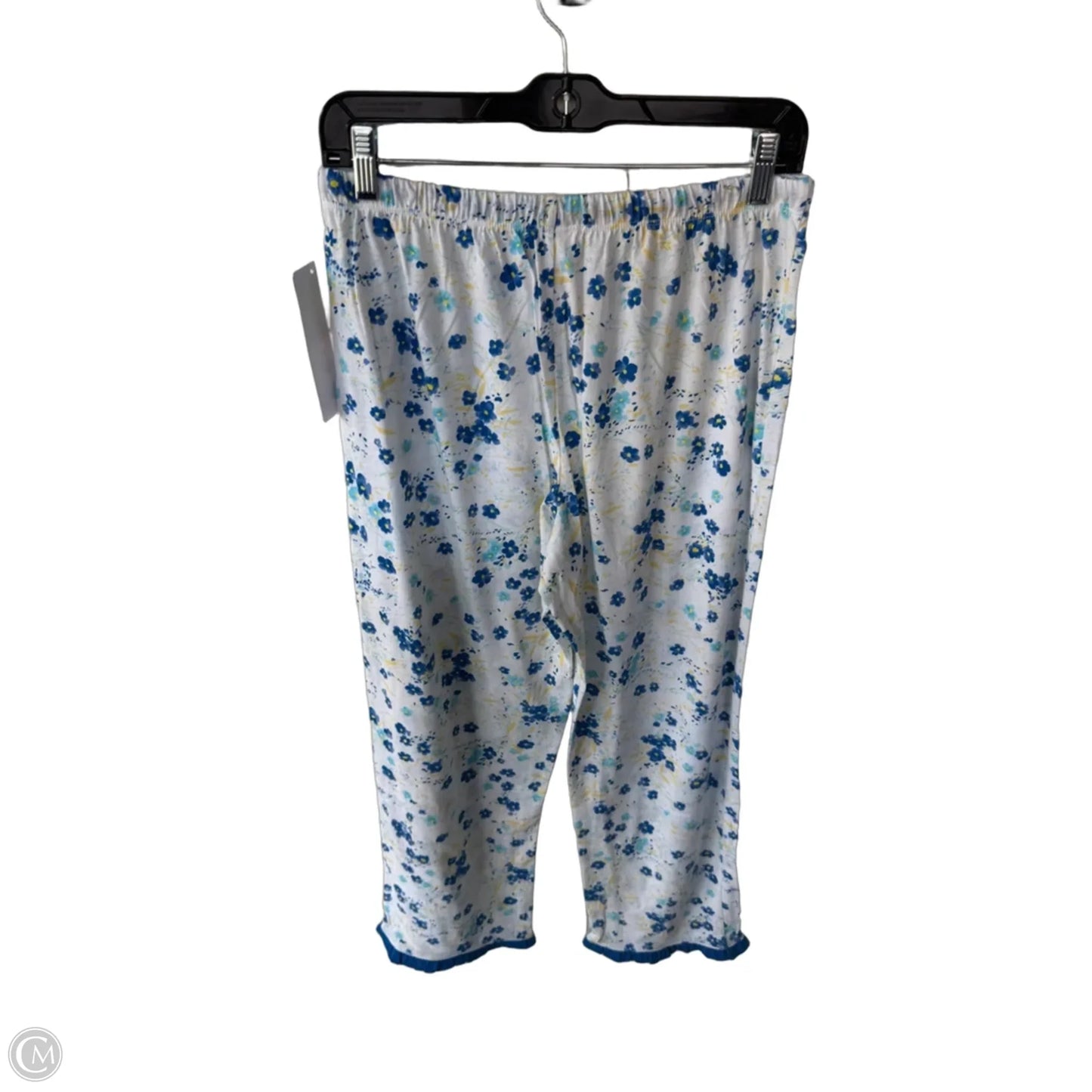 Pajamas 2pc By Jockey In Blue & White, Size: M