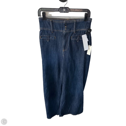 Jeans Wide Leg By Pilcro In Blue Denim, Size: 4