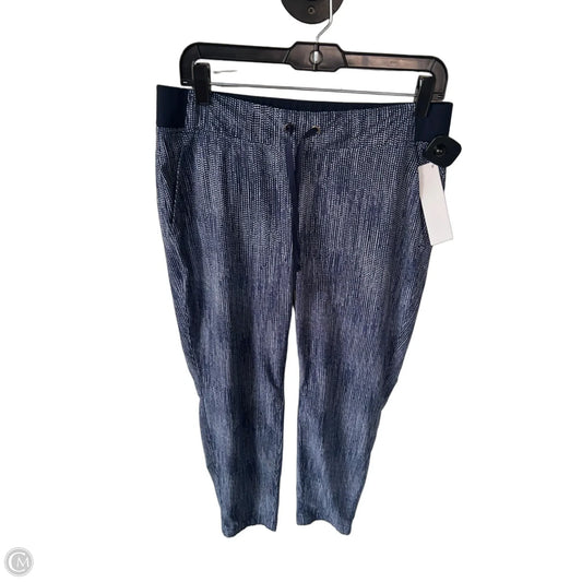 Athletic Pants By Athleta In Blue & White, Size: 10