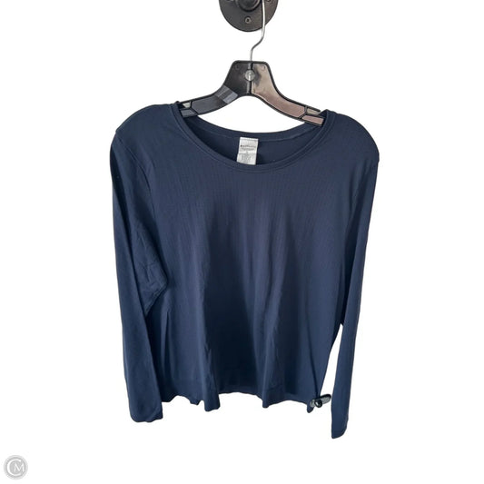 Athletic Top Long Sleeve Crewneck By Athleta In Blue, Size: Xl
