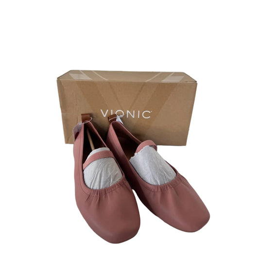 Shoes Flats By Vionic In Pink, Size: 8.5