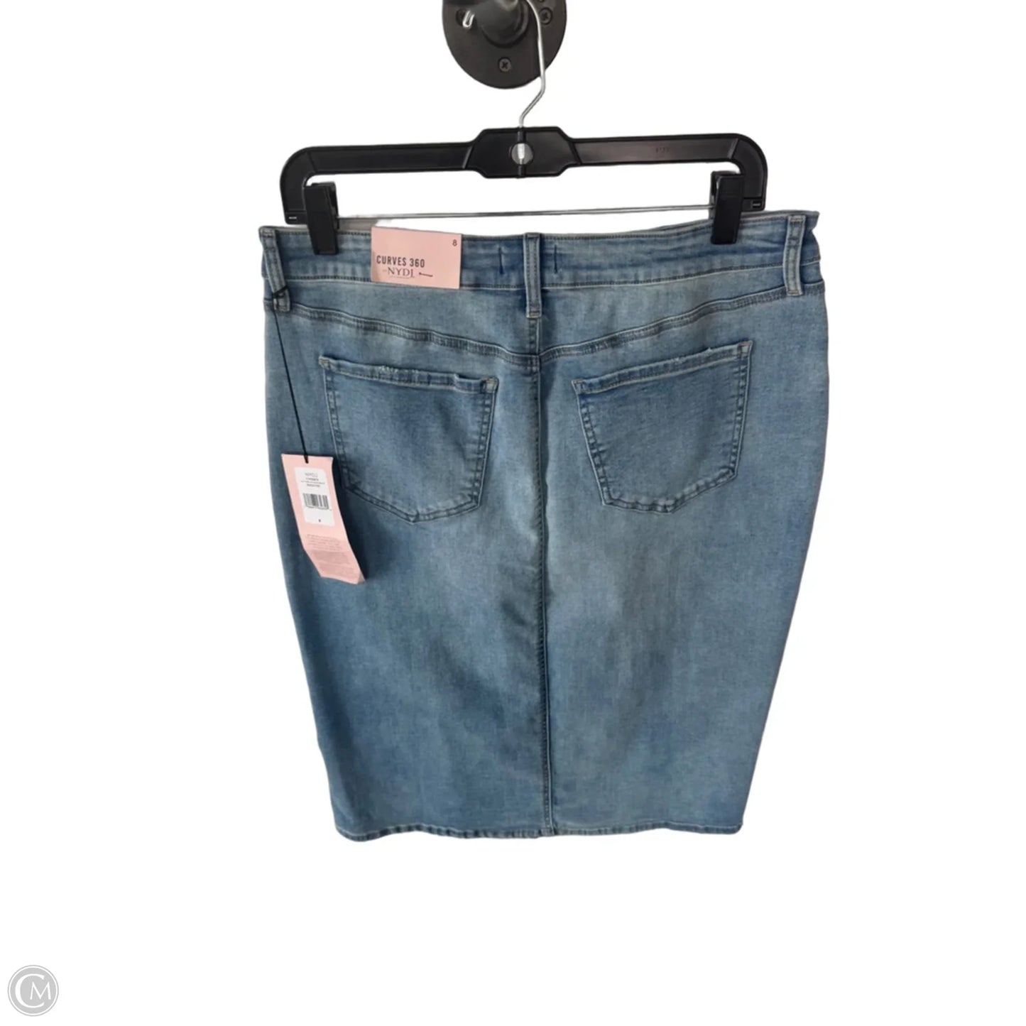 Skirt Midi By Not Your Daughters Jeans In Blue Denim, Size: 8