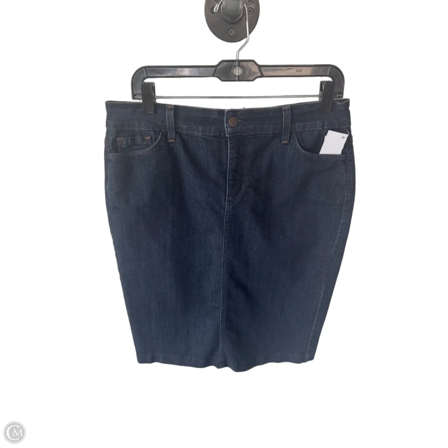 Skirt Midi By Not Your Daughters Jeans In Blue Denim, Size: 10